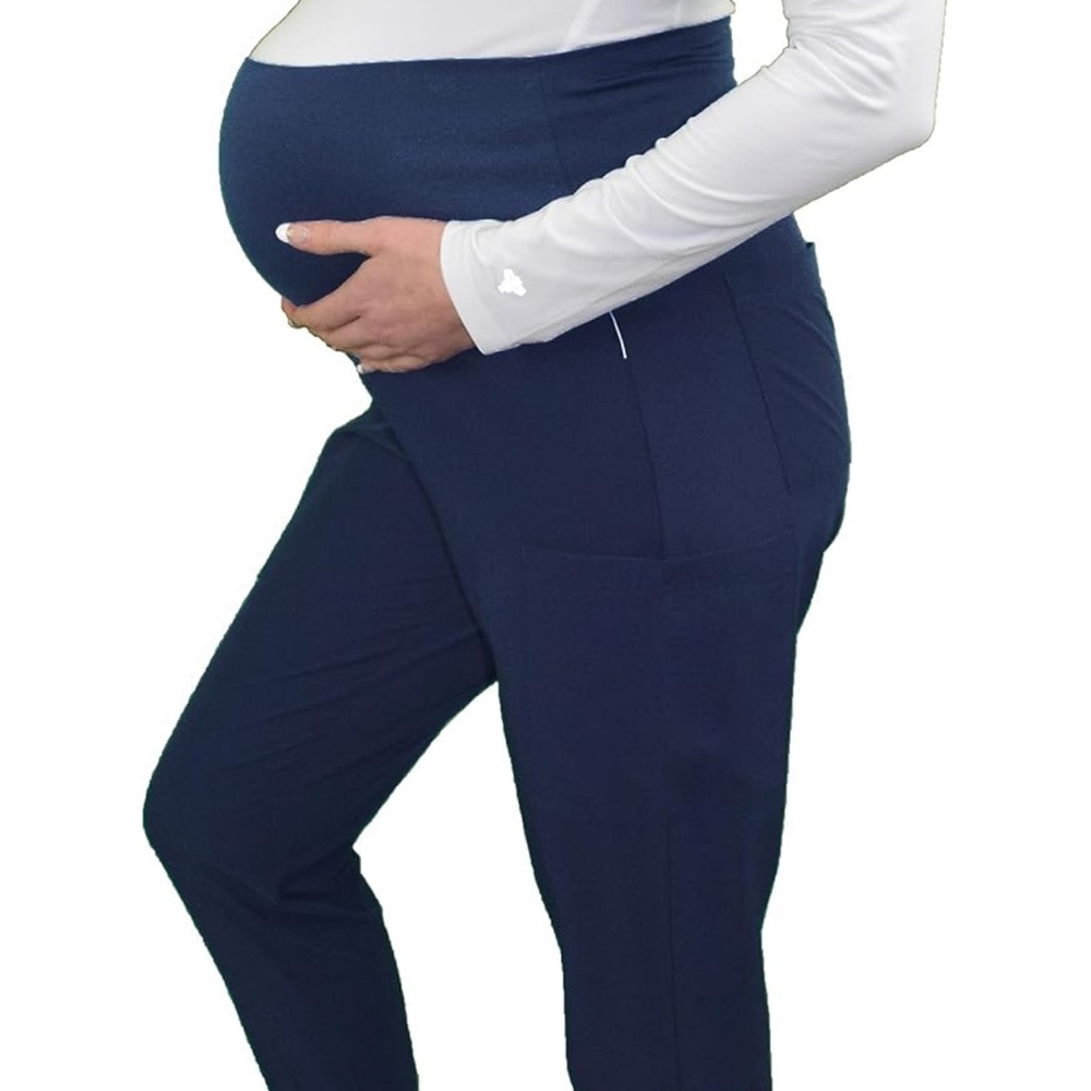 Navy Maternity Scrub Pants MEDIUM